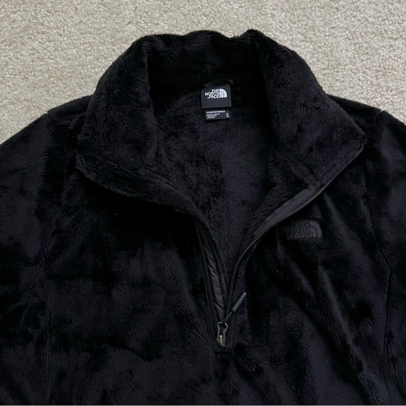 The North Face Osito 1/4 Zip Fleece Jacket Sweater Black Pullover Sz XL NF0A3XBC - Picture 13 of 16